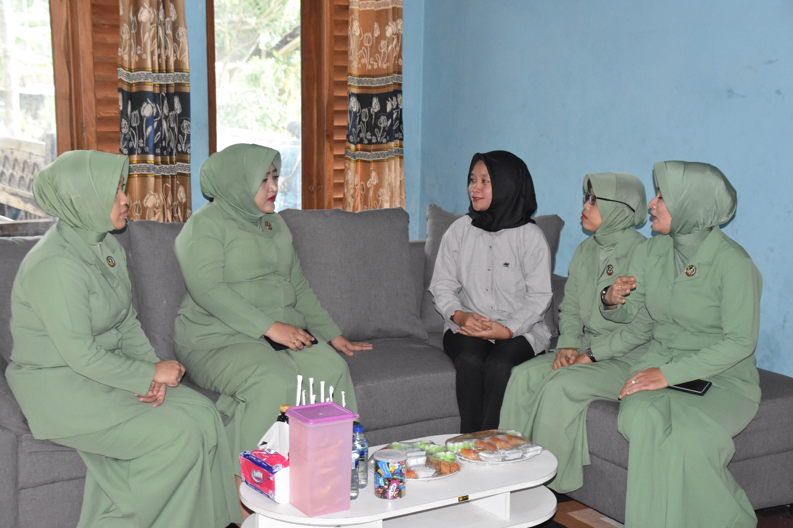 HUT Persit Ke-77, Ketua Persit Korem 073/Makutarama Gelar Anjangsana